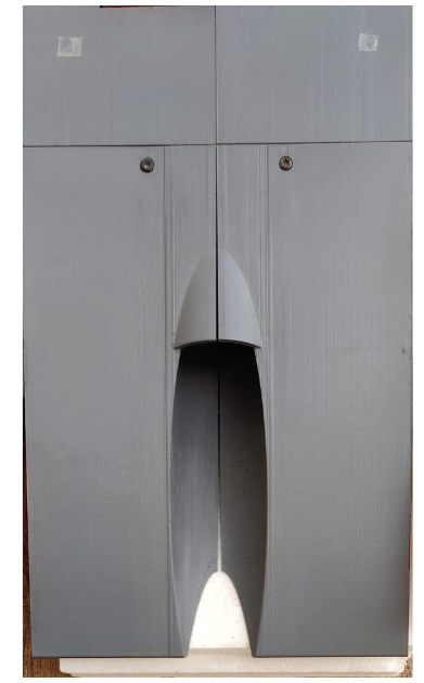 3D printed tail assembly on VTOL for wind tunnel testing